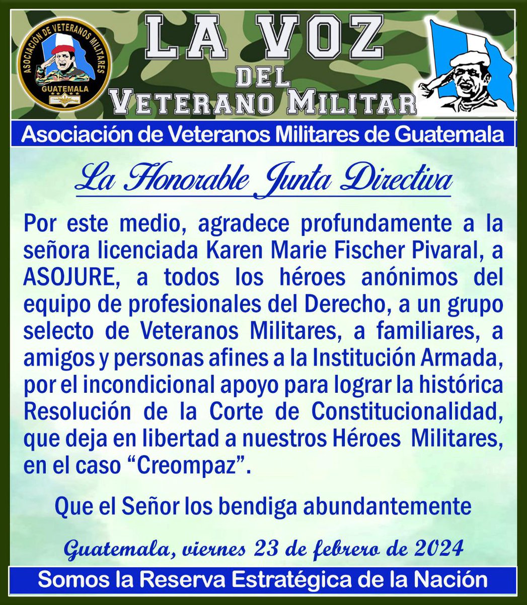 Muy agradecidos...
<a href="/RMendezRuiz/">Ricardo Mendez Ruiz</a> <a href="/Asojure2/">asojure Guatemala</a>