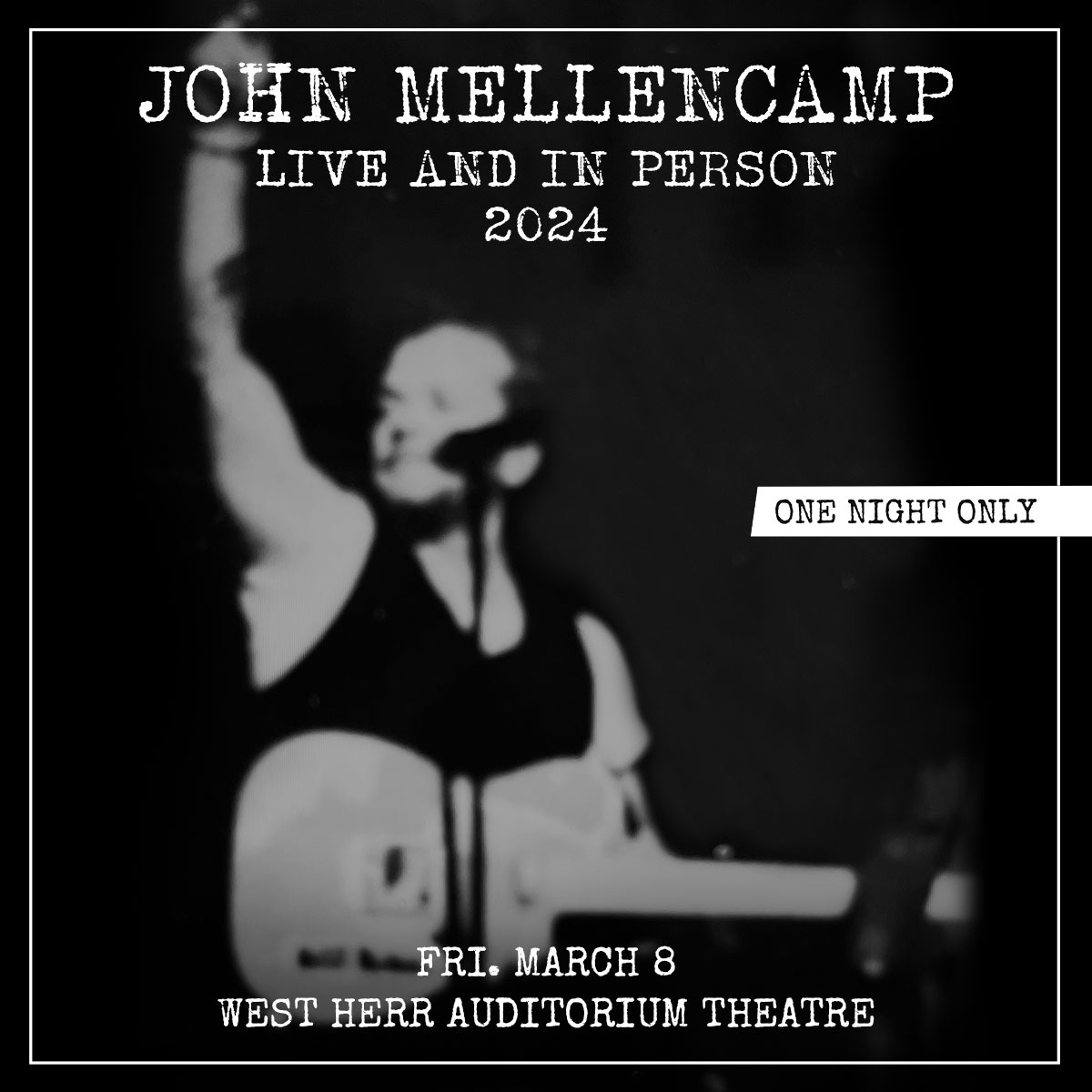 Listen with Tony and Kristie all week to win last chance tickets to @johnmellencamp at @RBTLAud on March 8th🎟