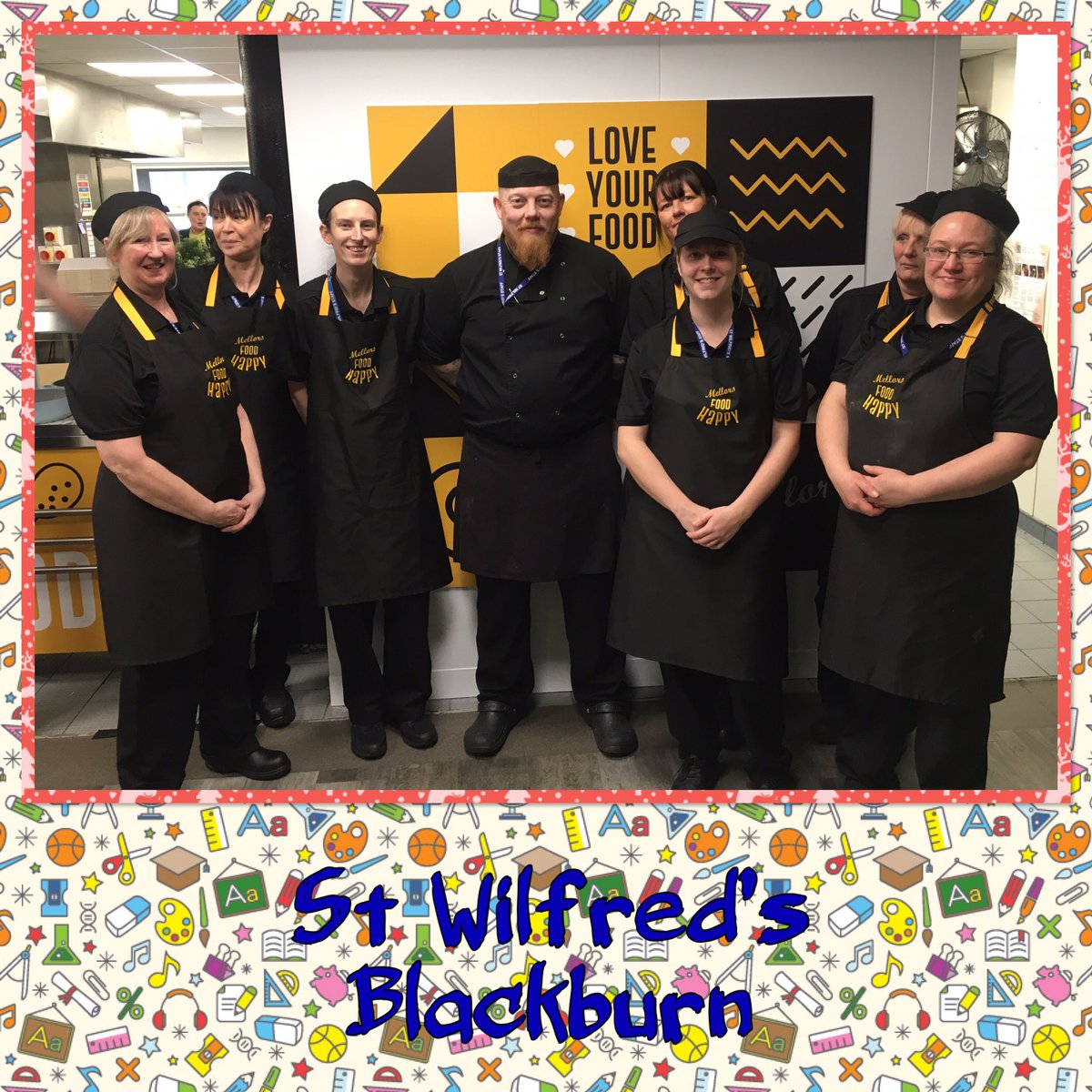 Delighted to welcome the team at St Wilfred’s High- Blackburn to the Mellors family. 🥳🥳🥳@mellorscatering @mrtonybaloni @Andrew_W4 @DBNutrition_ @AnneKav1968 @nugent_nicola @Jackier50345470 @JohnCP_Connolly