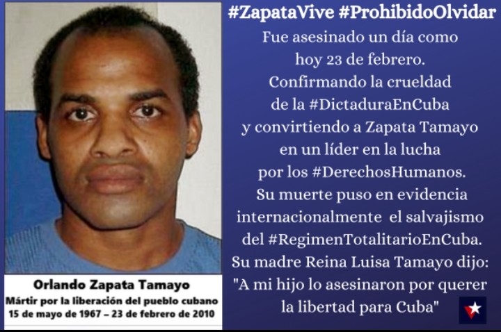 #ZapataVive 🇨🇺🇨🇺 #ProhibidoOlvidar #Cuba