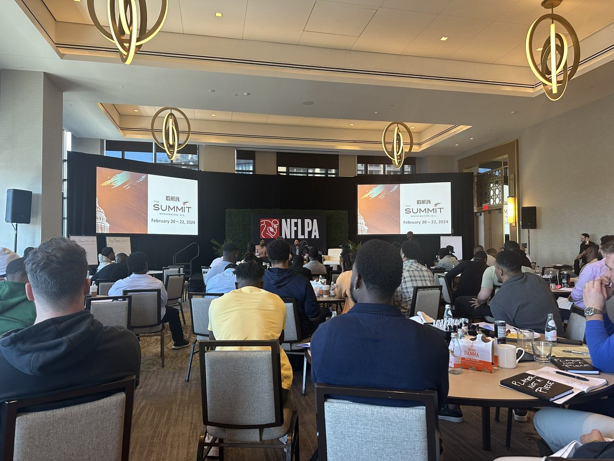 Had a great time attending the <a href="/NFLPA/">NFLPA</a> summit this week here in DC. Great opportunity and knowledge presented 🫱🏾‍🫲🏽