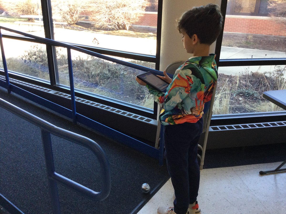 3rds in <a href="/MrsVincent3rd/">Amanda Vincent</a> class used the <a href="/Sphero/">Sphero</a> robots to experiment over different surfaces to see which would roll further or less far because of friction and gravity. <a href="/AHSD25Patton/">Patton Elementary</a>