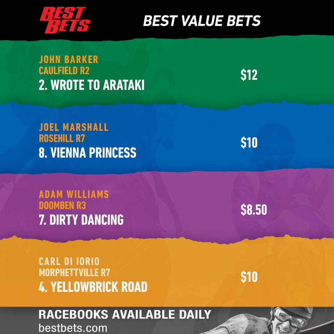 Happy Blue Diamond Stakes Day! 😃 

Here are our best value bets from around the country 💰