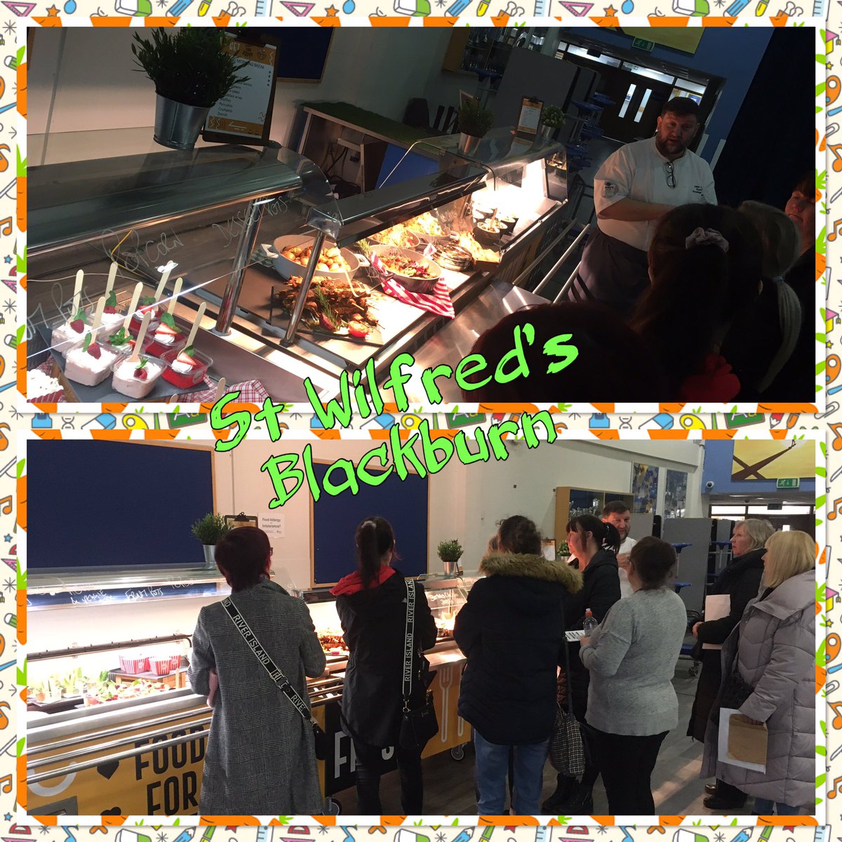 “Welcome to Mellors” induction training… the team at St Wilfred’s Blackburn getting a flavour of the offer, from our Exec Development Chef John Connolly. 👍@mellorscatering @mrtonybaloni @Andrew_W4 @DBNutrition_ @AnneKav1968 @nugent_nicola @Jackier50345470
