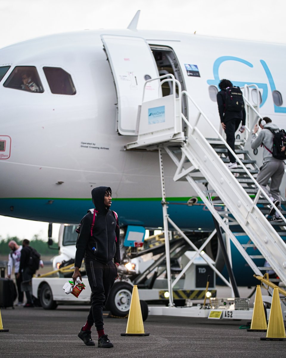 It was bye-bye Tallahassee ... we are airborne for Clemson