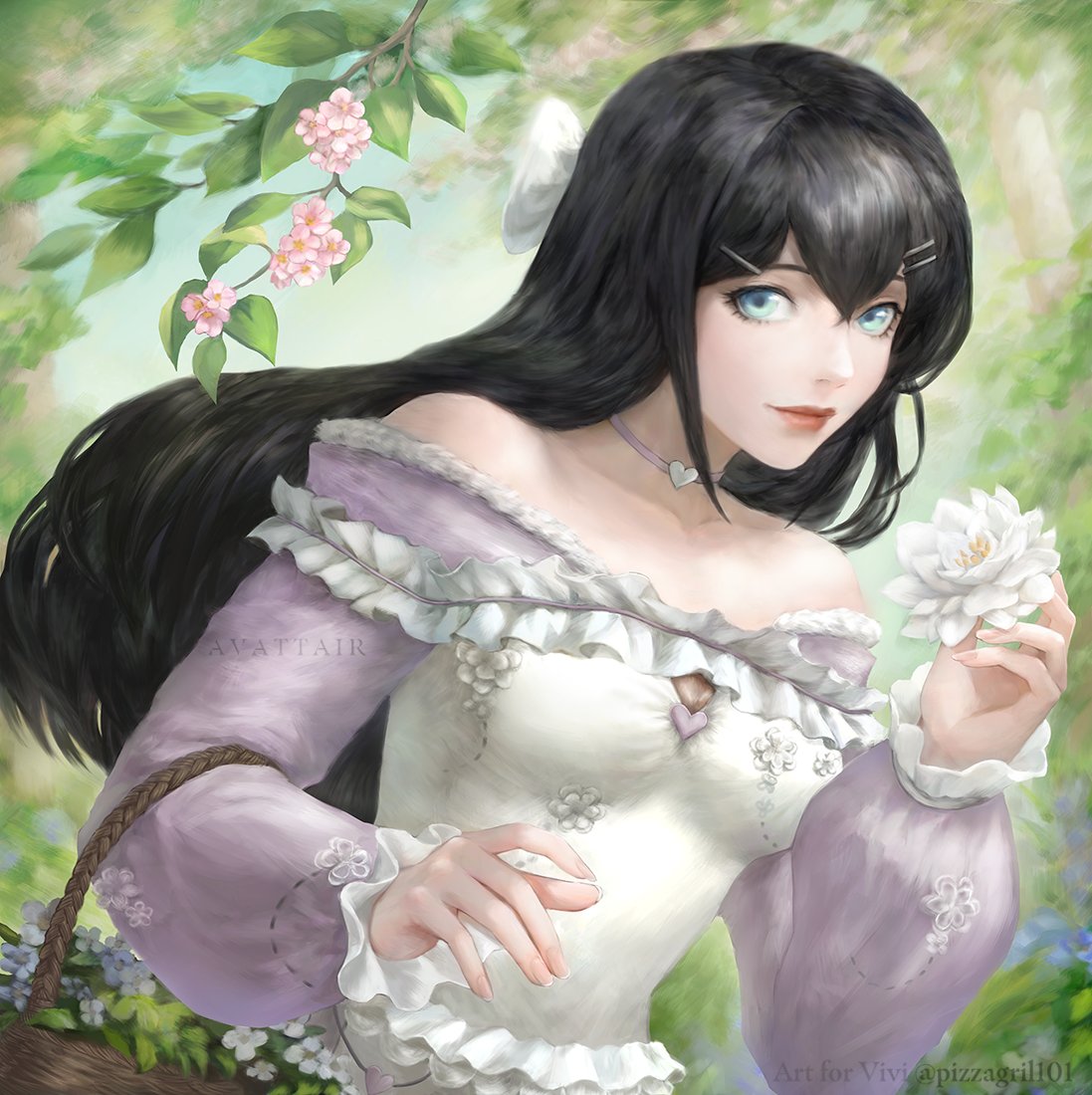 Completed raffle piece for Vivi <a href="/pizzagril101/">vivi || artstyle crisis</a> ! 
Thank you for being so patient with me 😭I know I draw at turtle speed...