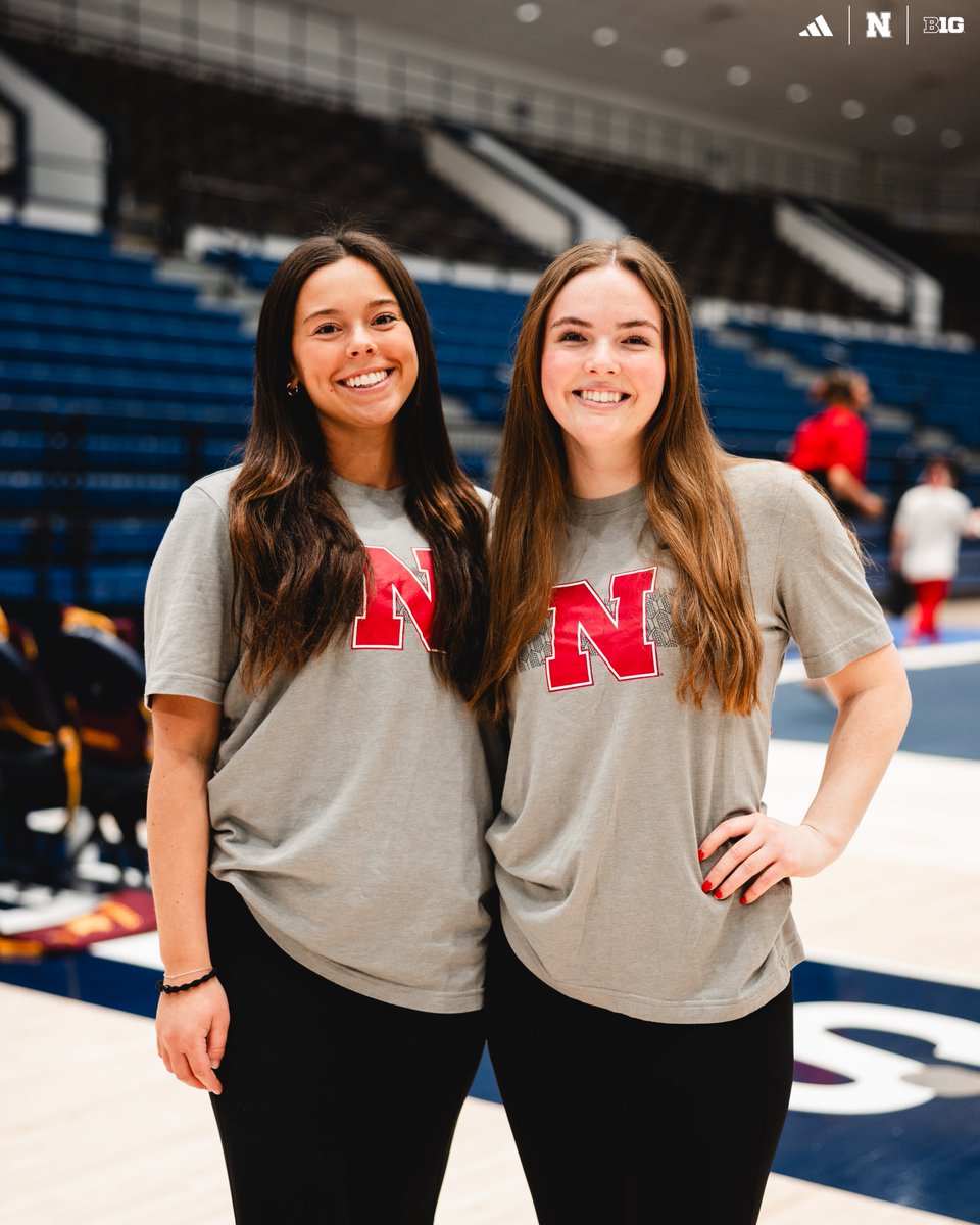 HuskerWGym's tweet photo. Shoutout to this DUO. 🫶 #StudentManagerAppreciationWeek
Keep an eye out this evening on B1G Network for our team managers Lauren Aleknavicius (@lauren_alek) and Alex Wright! https://t.co/Ex36yP2bE5