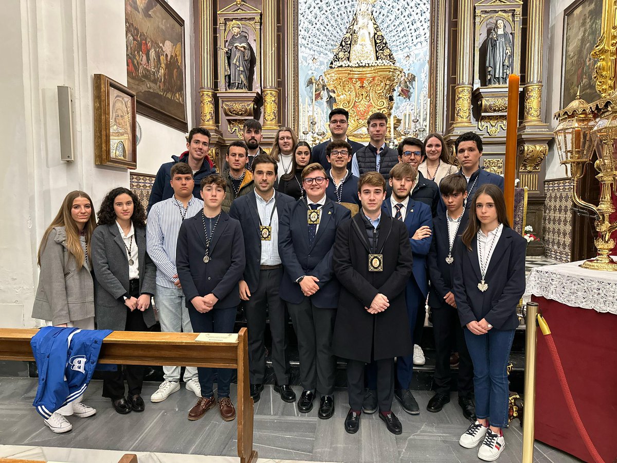 REPRESENTACIÓN || En la tarde de hoy parte de nuestro Grupo Joven acudieron al Quinario en Honor al Santísimo Cristo de la Clemencia
¡ Muchas gracias por la invitación!