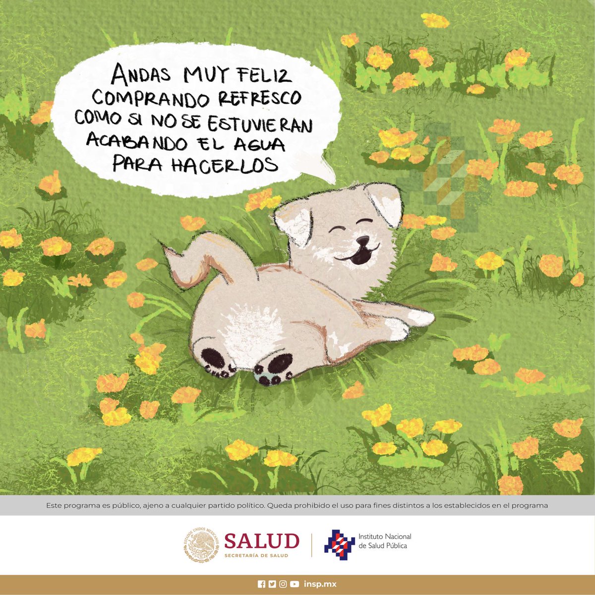 inspmx's tweet image. Para preparar un litro de refresco se utilizan más de 200 litros de agua.

Dejar de consumir refrescos es cuidar el agua.

#Agua #Refresco