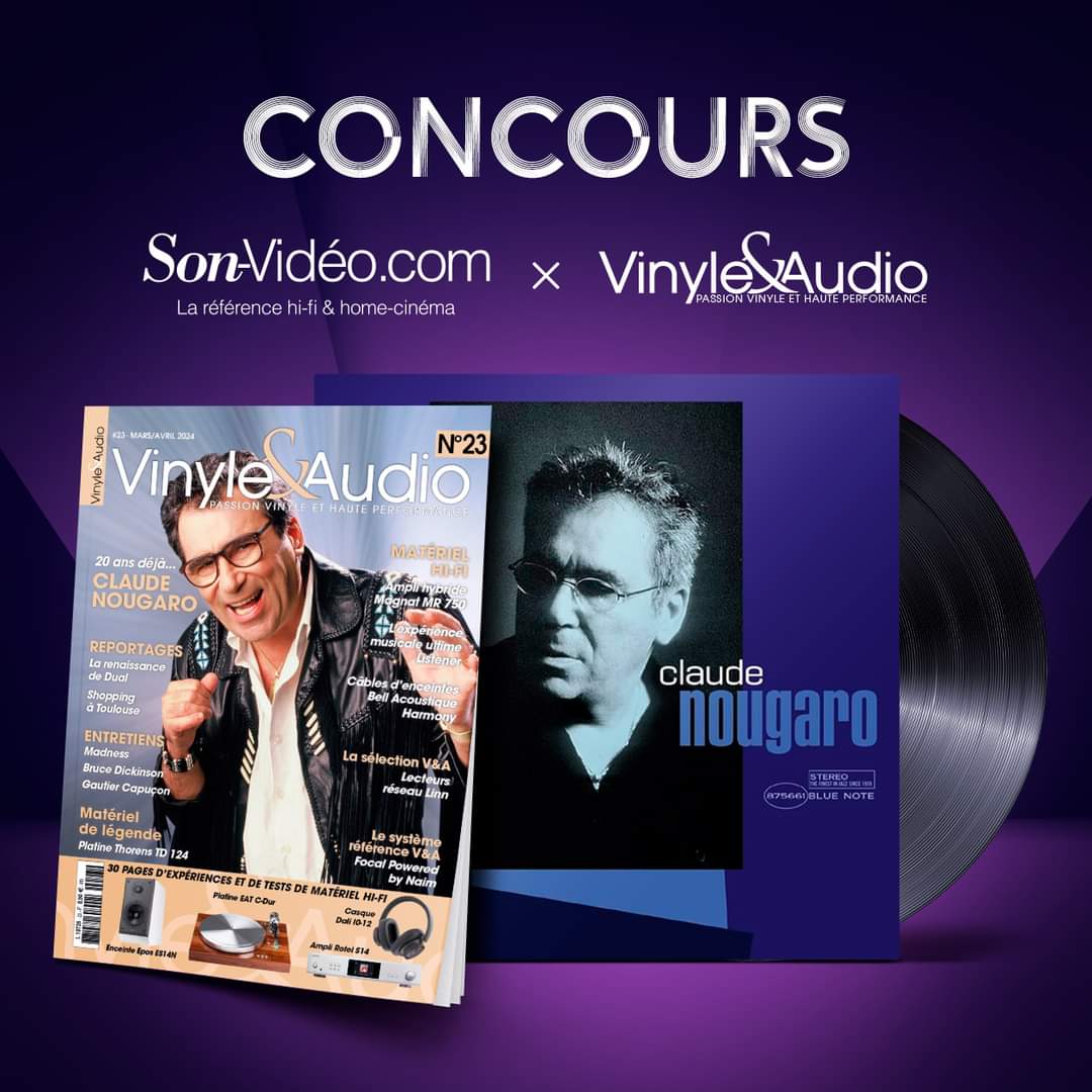Grand jeu concours 🎁

Rappel pour participer : 

✅ S'abonner aux 2 comptes <a href="/VinyleAudio/">Vinyle&Audio</a> et <a href="/SonVideo/">Son-Vidéo.com</a> 🎧 

✅ RT le jeu concours : x.com/VinyleAudio/st…

✅ Dites-nous quel titre de Claude Nougaro est votre préféré et quel artiste était en couverture du 22ème numéro de V&amp;A