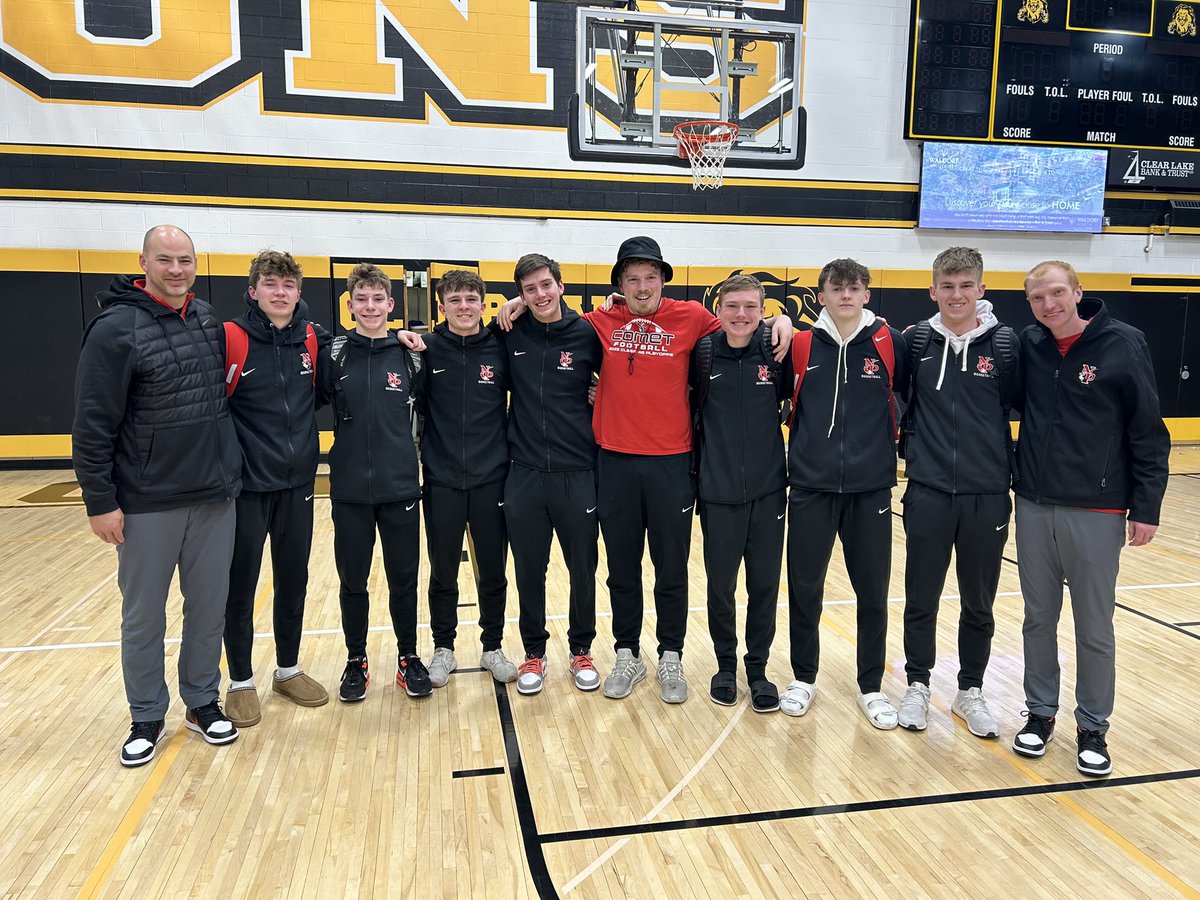 northpolkbb's tweet photo. Proud of these @northpolkcomets seniors. Past 2 seasons 31 wins (5 postseason) Also regular season road wins at each RRC school. Will miss coaching this crew! https://t.co/Orhcm6V9jC