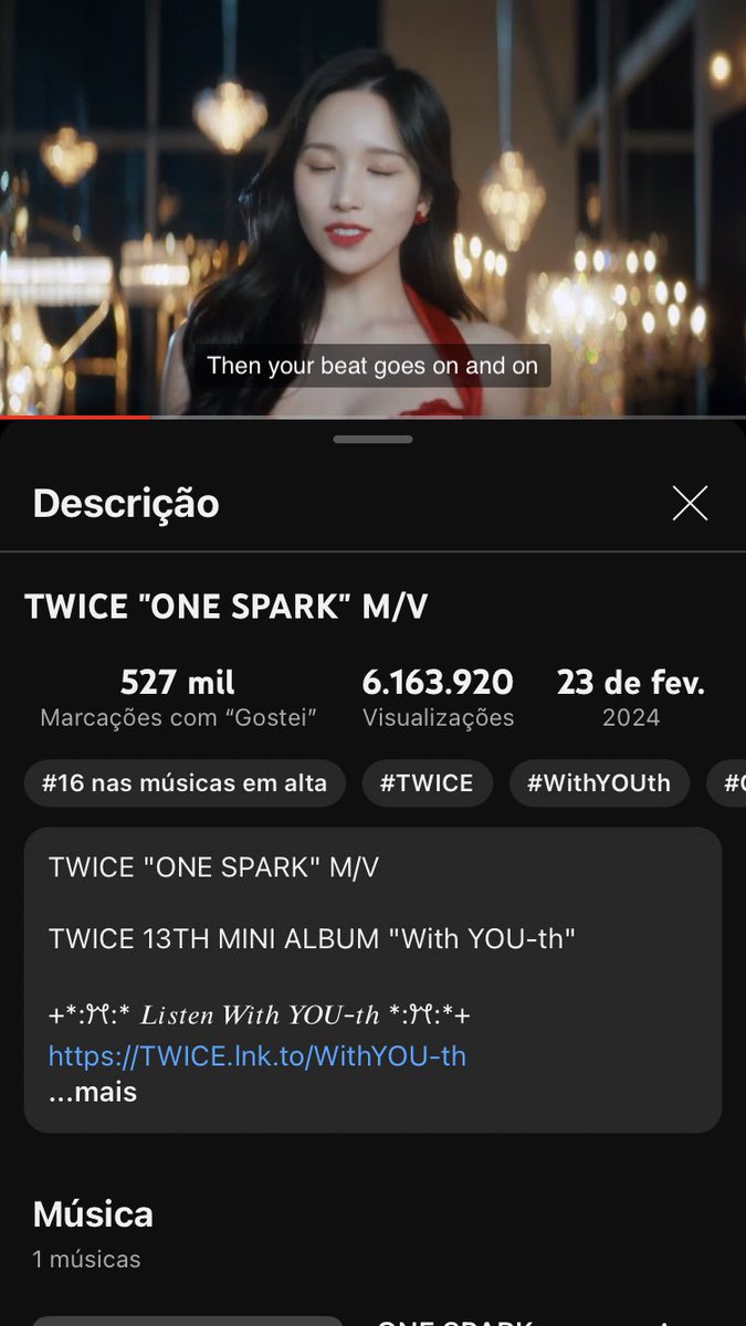 michaengalways's tweet photo. gente 6M em 16 horas? sério isso tá inacreditável, infelizmente alguns onces não merecem o twice, já fomos melhores e isso é tão triste, pelo amor de deus vão dar views em one spark, façam isso pelas meninas pelo menos, elas merecem. isso é muito decepcionante sinceramente https://t.co/y2BEJ9gzLA