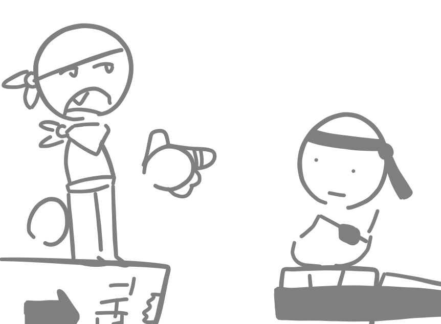 yer crew kicked ye out too eh matey