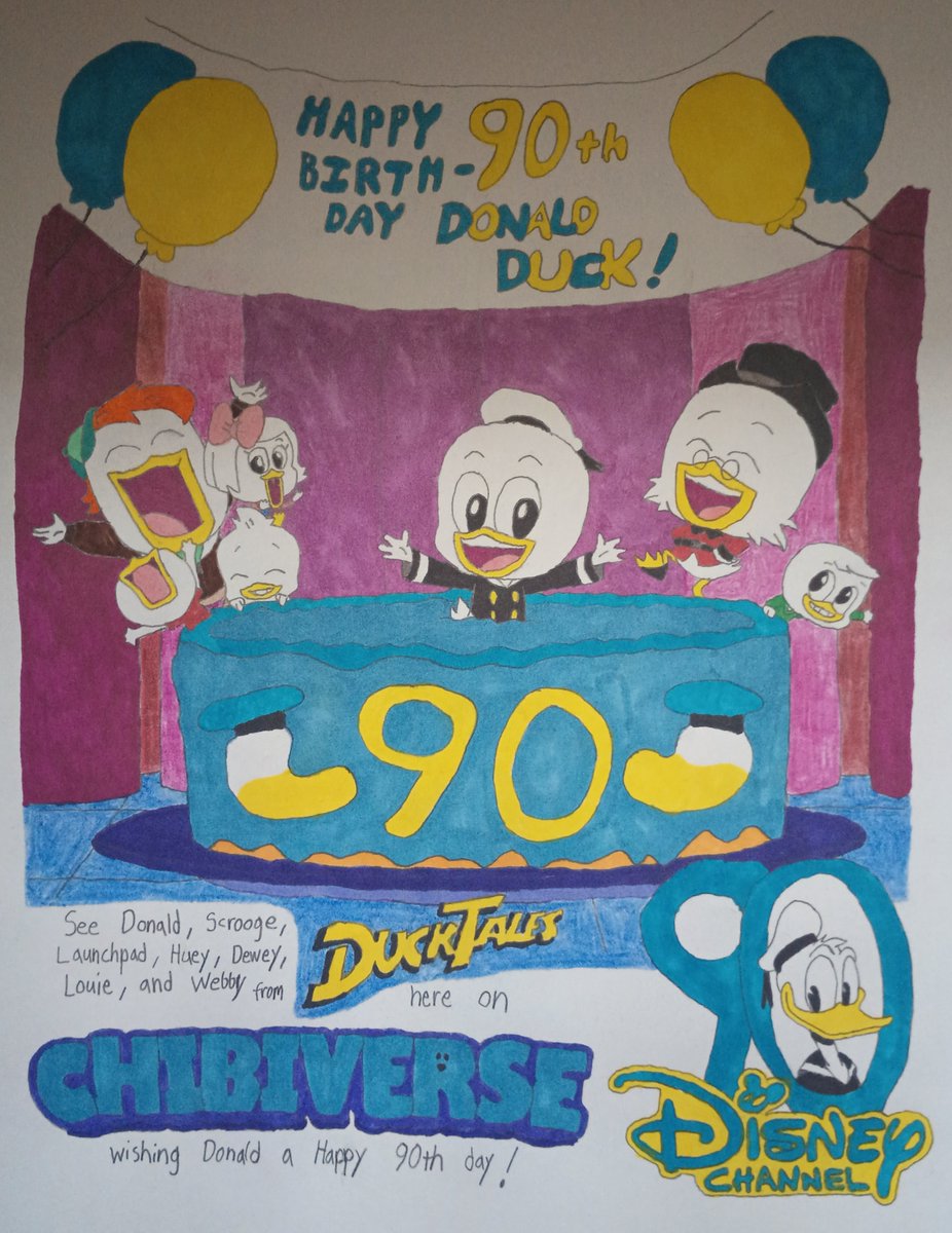 Donald Duck celebrates his 90th birthday in the Chibiverse with Scrooge and the Duck family! 🥳🎂🎉🦆 #DuckTales #DonaldDuck #DonaldDuck90 #Chibiverse #ChibiTinyTales #DisneyChannel #DisneyTVA #DisneyTVA40