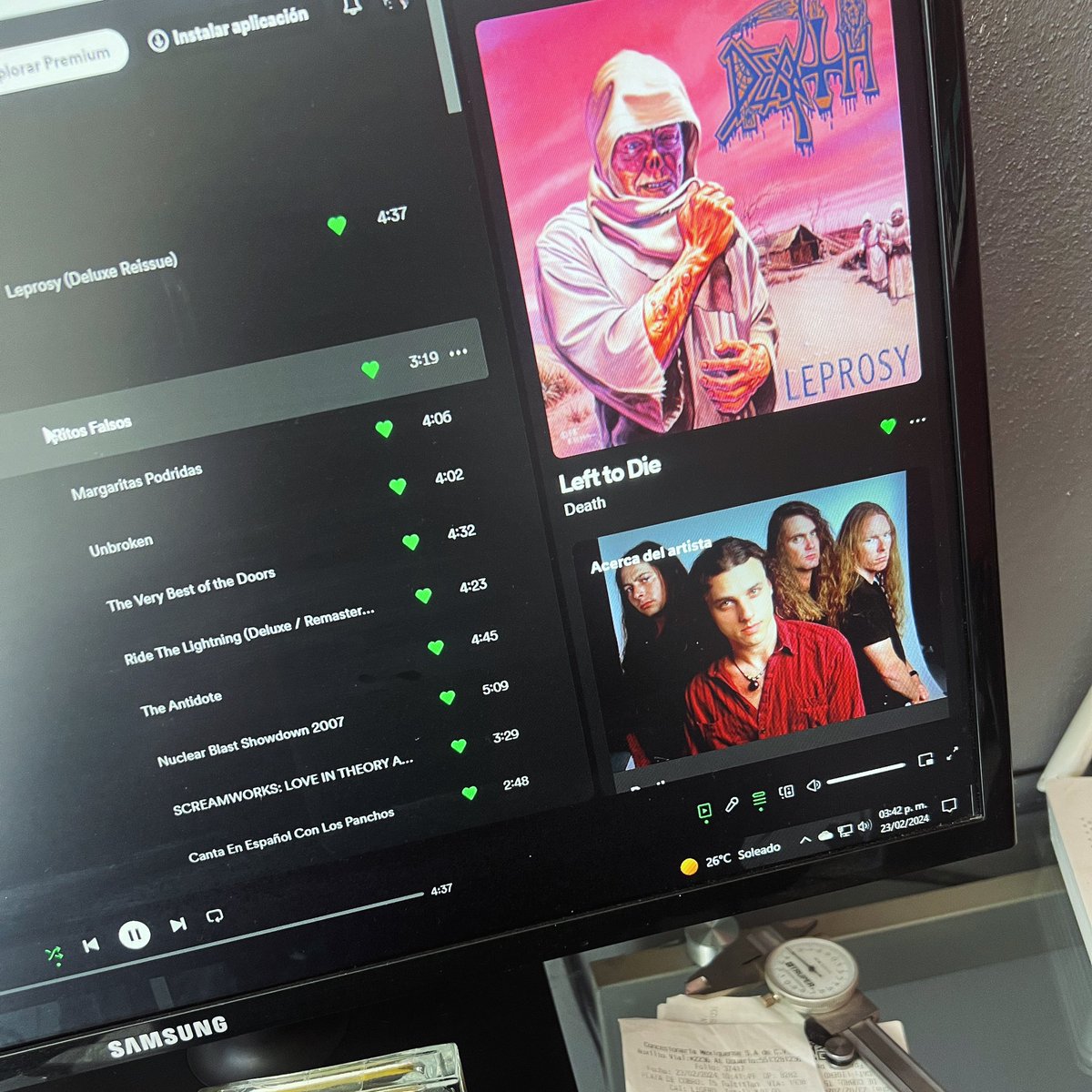 HugoEnRojo's tweet image. Ya me hacía falta escuchar algo de metal 🤘 
#deathband #LeftToDie #AbandonadoParaMorir