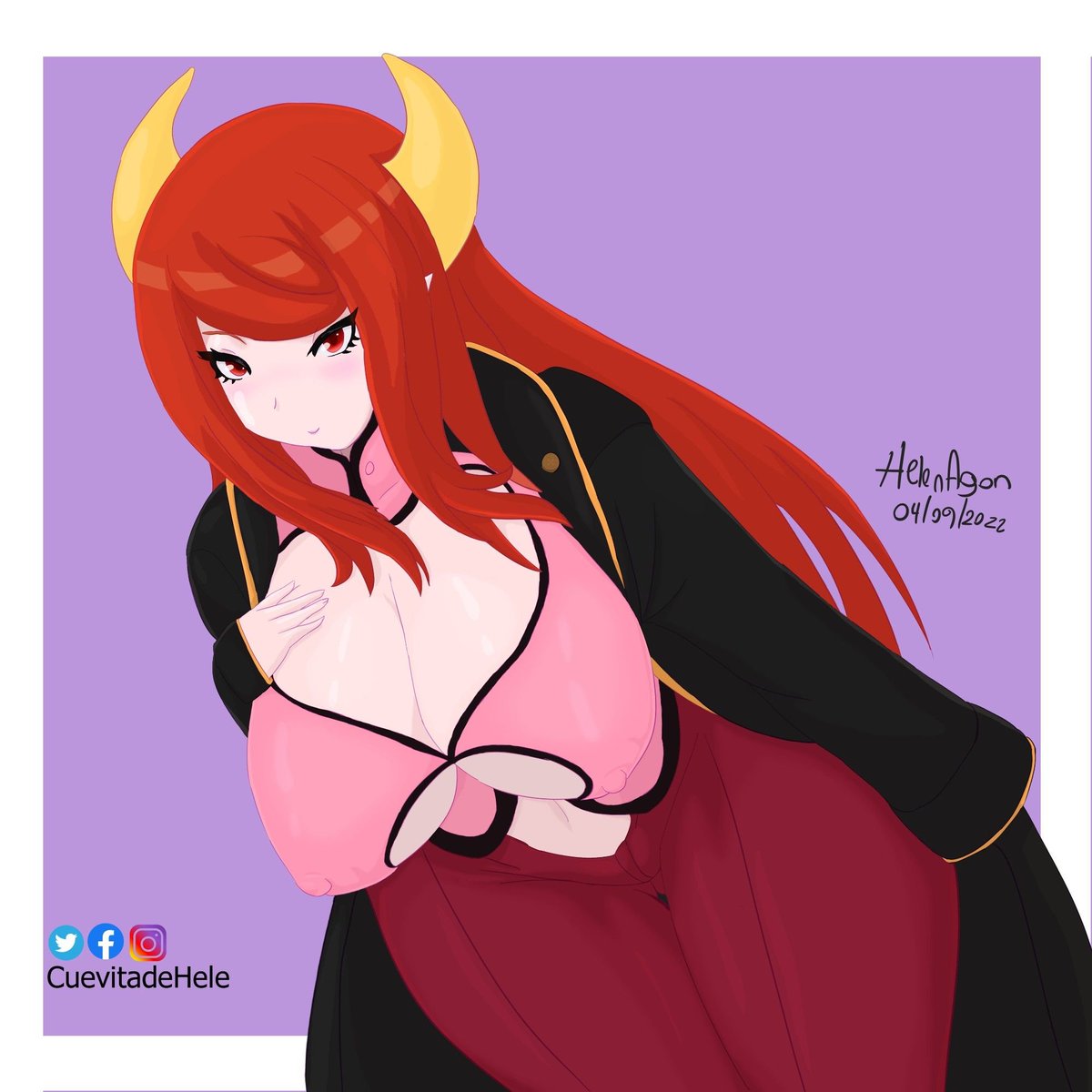 HeleRedArt's tweet photo. this is another drawing of me :3
 made in September 2022
  #arte #anime #digitalArt #dibujo #OC #SFW https://t.co/WkD1WeF26w