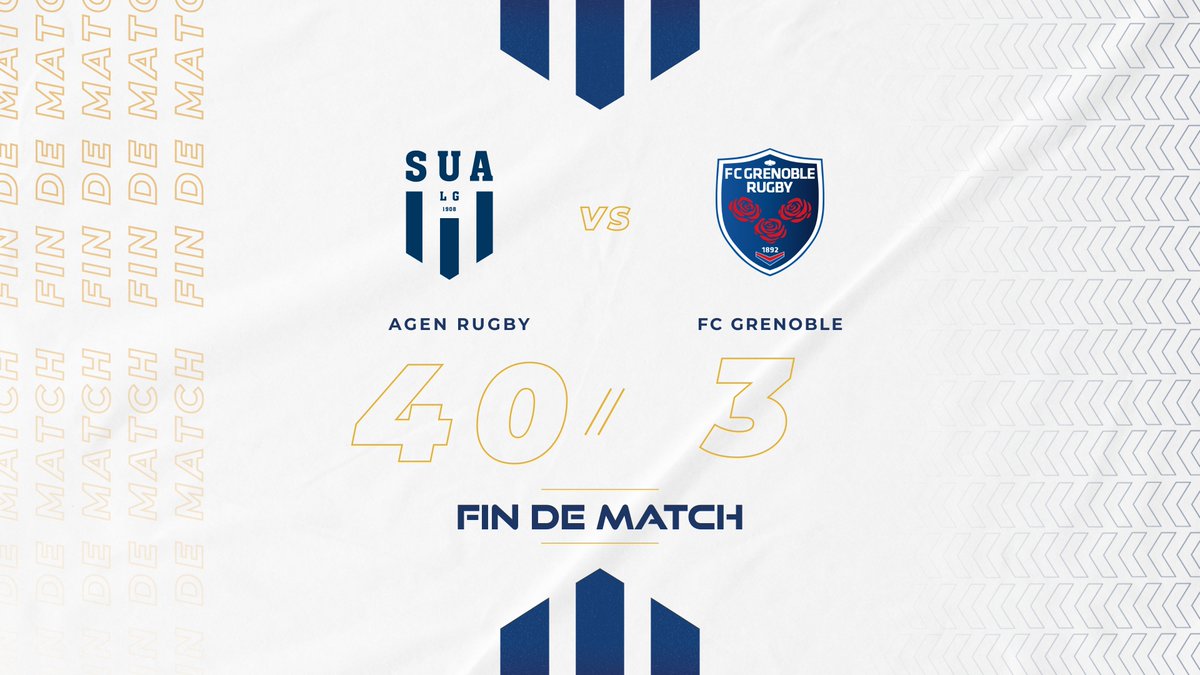 Agen Rugby - SUA LG tweet media