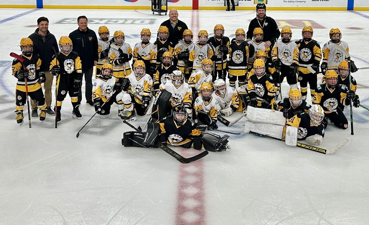 “And he’s smiling like a butcher’s dog!” Yesterday, this group of 8 year olds got to make some memories at PPG Paints Arena. Thankful for the coaches and parents that helped to make this happen.