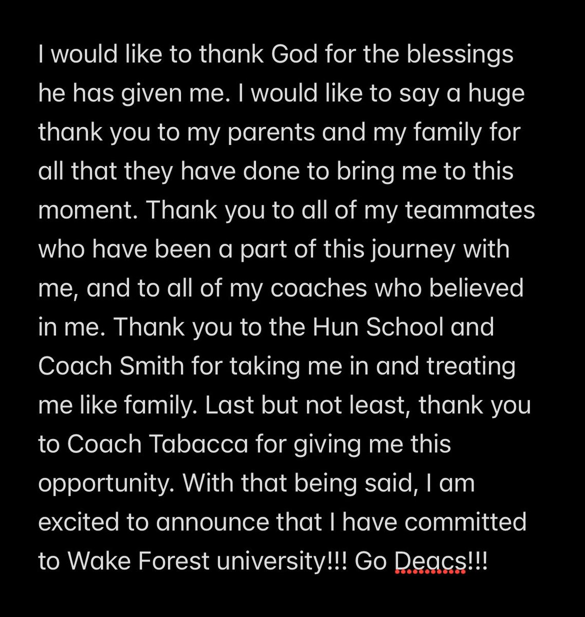 Go Deacs!🎩 <a href="/WakeFB/">Wake Forest Football</a>