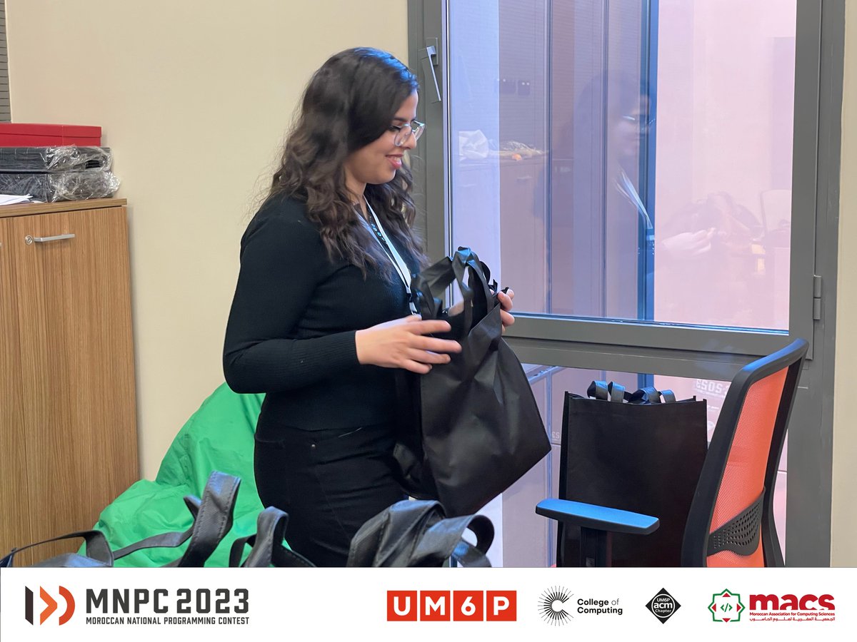 TheMoroccanACS's tweet photo. We're making sure every detail is perfect for the big day, Goodies/Badges/System/Contest floor... !
#mnpc23 #mnpc https://t.co/0f7NbOHdkP