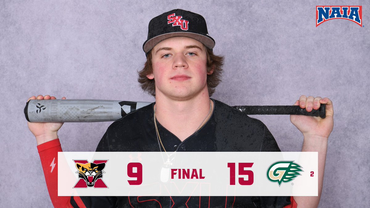 SXUAthletics's tweet photo. FINAL: No. 2 Georgia Gwinnett 15 @SXUBaseball 9. Troy Stukenberg was a 2B shy of the cycle w/ 3️⃣ RBI &amp; his 1st collegiate HR, Kevin Dowling was 3-for-4 w/ a 2B and John Simecek &amp; Evan Orzech each had 2️⃣ RBI's for the Cougars! #GoCougs🐾⚾️ #WeAreSXU https://t.co/66IwMPAANy