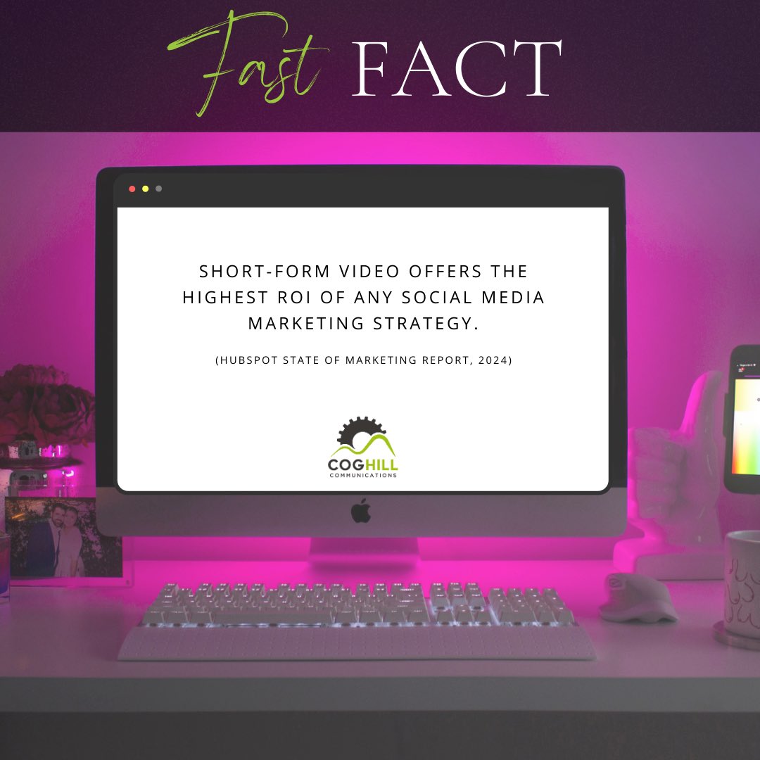 CoghillComms's tweet photo. Inquire about our short-form video packages! 

We masterfully produce video content that grabs the attention of your key audience. 

#ShortFormVideo #Videos #Marketing #ROI #SocialMedia https://t.co/0tKWmcF2ix