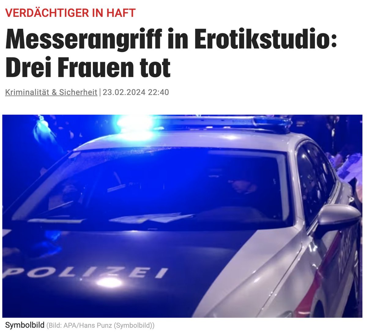 Am heutigen Tag wurden 5 Frauen in Wien getötet. Fünf.