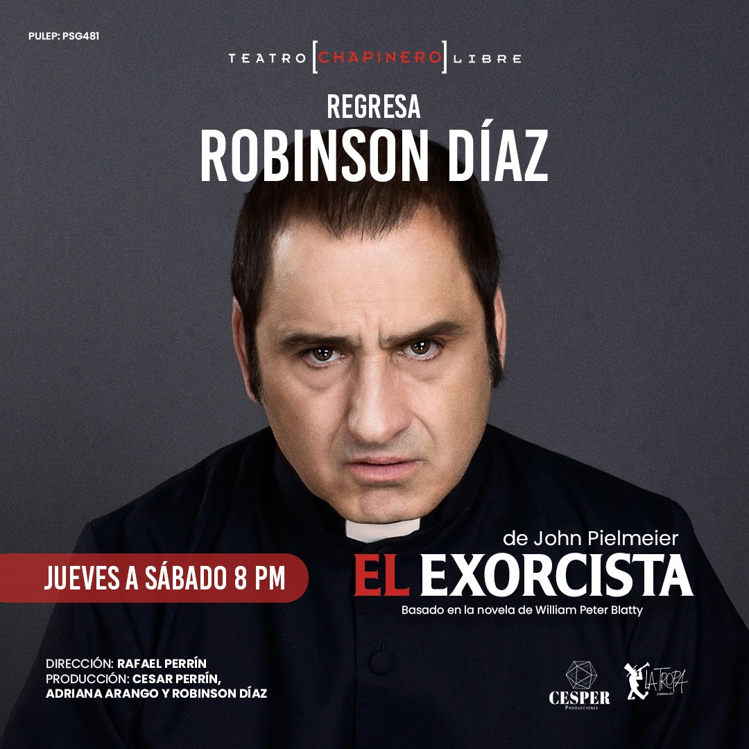 Robinson Díaz regresa para desafiar nuestros miedos en la escalofriante producción de 'El Exorcista'. 😱🎭 Conoce más de su interpretación ➡️bit.ly/3OSYP4N