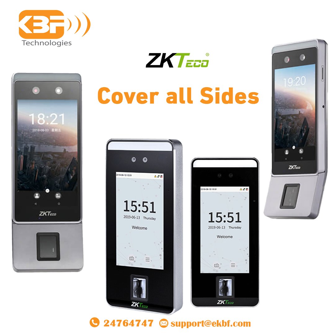 Move the attendance and spending system within your company to an advanced level with ZKTeco Horus  device .
Its provides you with a mechanism to identify the employee by fingerprint, face or PASS cards within 3 meters.
ekbf.com/store/
Call : 0096524764747