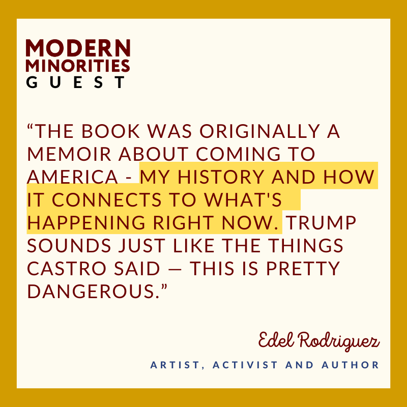 modminpod's tweet image. A Cuban American artist, activist and author who’s created 200+ magazine covers for the likes of Time, The New Yorker, Newsweek &amp;amp; more.

Edel’s WORM tells the story of childhood in Cuba and his family&apos;s decision to join a hazardous flotilla of refugees.

modmypod.com
