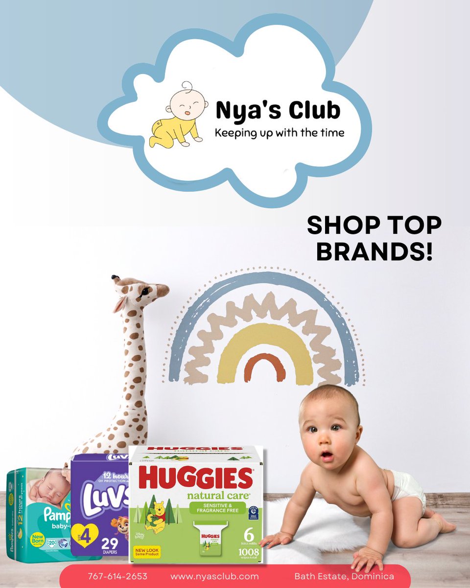 Skip the hassle, shop smart at Nya's Club! ⏰ We offer a convenient online shopping experience with all the top brands you trust, delivered straight to your door. No more carrying heavy bags, just happy little ones!

#8services #ShopOnline #ConvenienceIsKey #TopBrandsDelivered