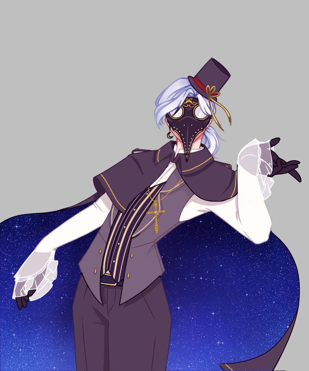 LuneyPasare's tweet photo. Ahhh look! Somebody in a Discord server I'm in (not Senwa) drew me! I'm so flattered! I think they really nailed it even compared to @Weepy_Wisteria's beautiful work~ https://t.co/bj1KTxxeIJ