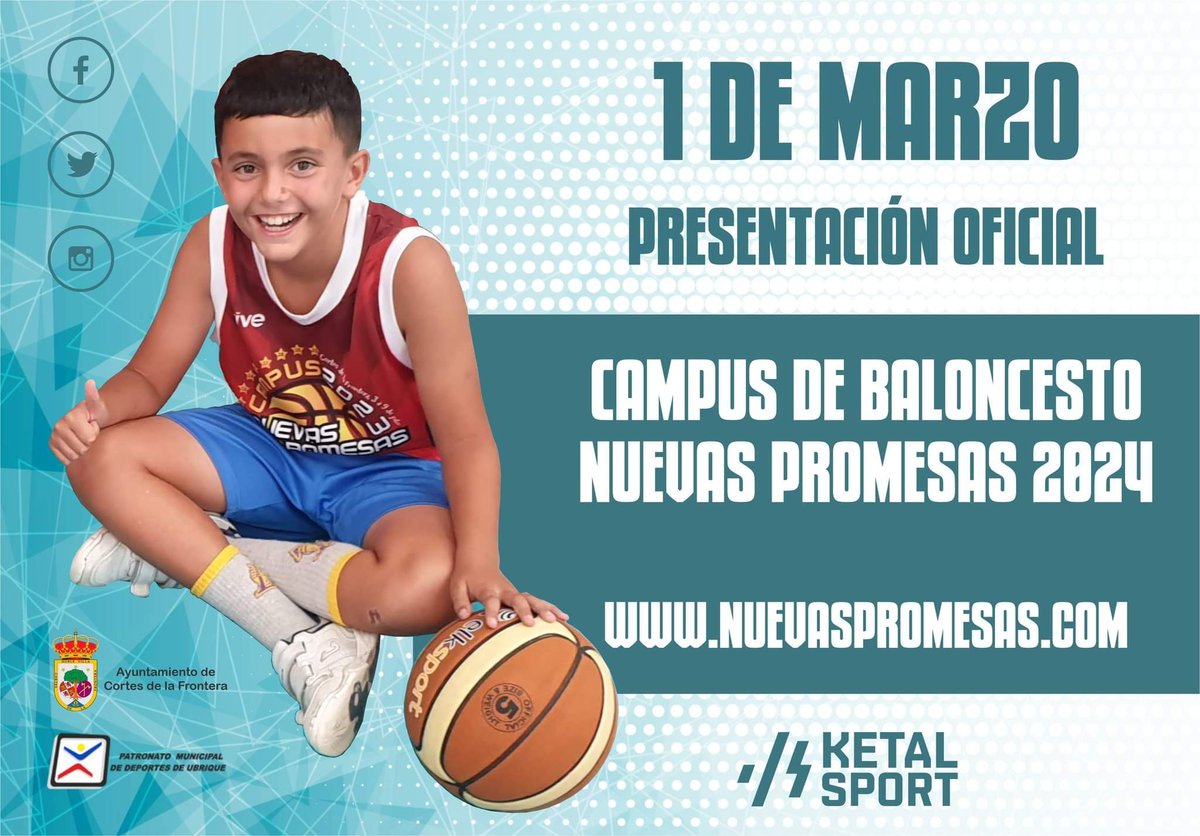 ¡Solo falta 1 semana! El próximo 1 de marzo en nuevaspromesas.com será presentada oficialmente y se abrirá la inscripción a la 11ª edición del Campus de Baloncesto 'Nuevas Promesas' ¡Muy atentos a las novedades!