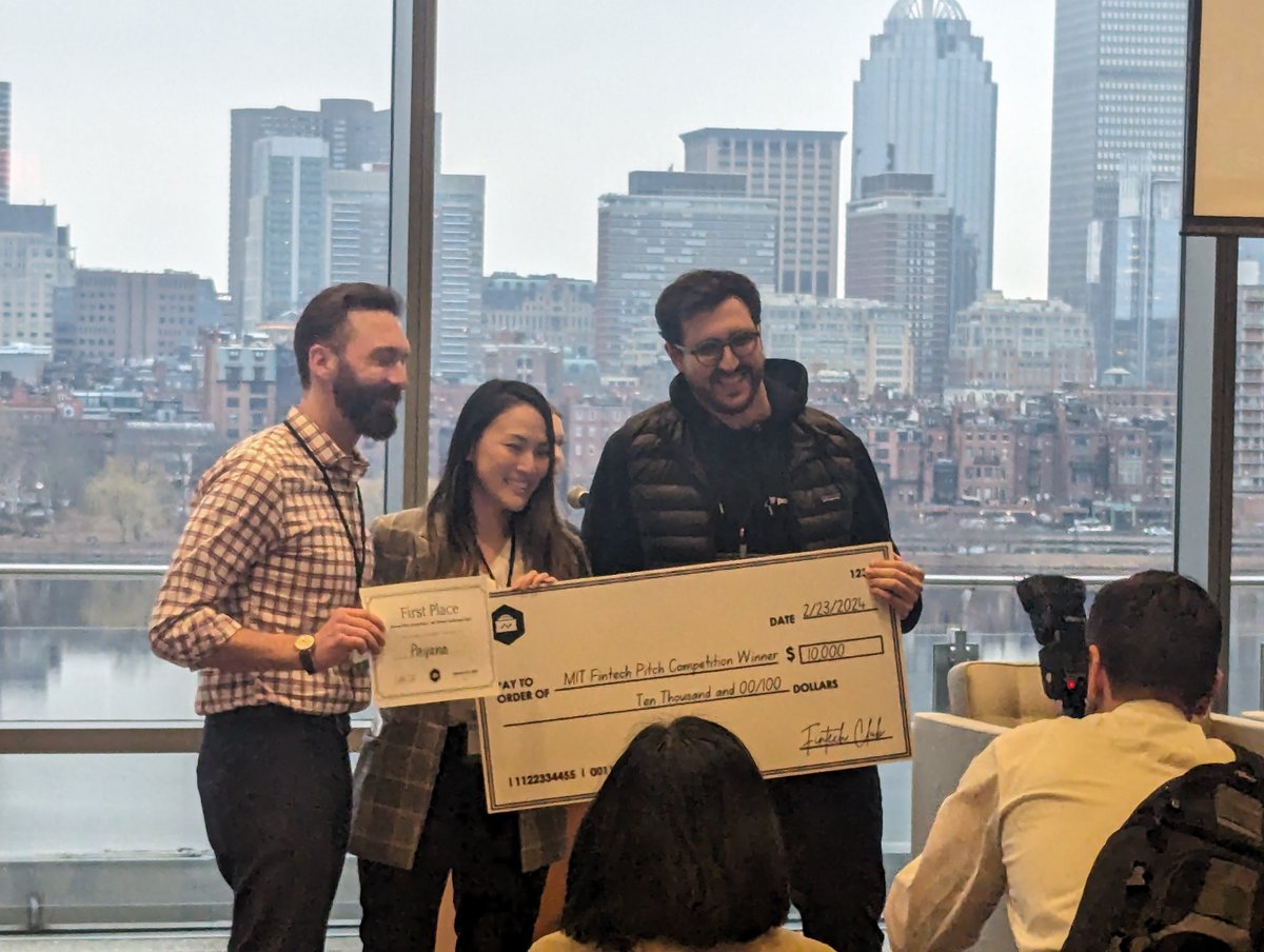 🎉 Thrilled to Announce the Winner of the MIT Fintech Conference Startup Pitch Competition! 🚀

A huge congratulations to Payana for their outstanding achievement, securing the top prize of $10,000! Amid stiff competition, Payana distinguished themselves to our judges with their