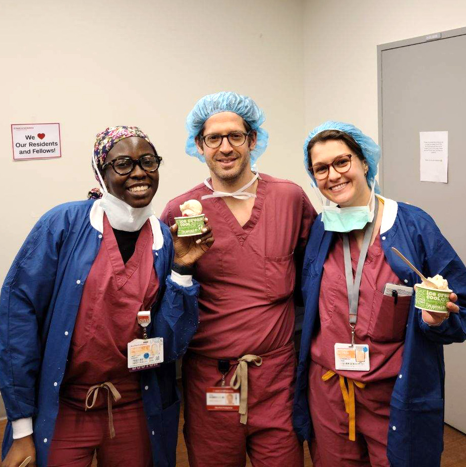 WCMAnesthesia's tweet photo. More ❤️ for our residents today with treats from Ben&Jerry's! #ThankAResident #ThankAFellow https://t.co/RW1S3HI72d
