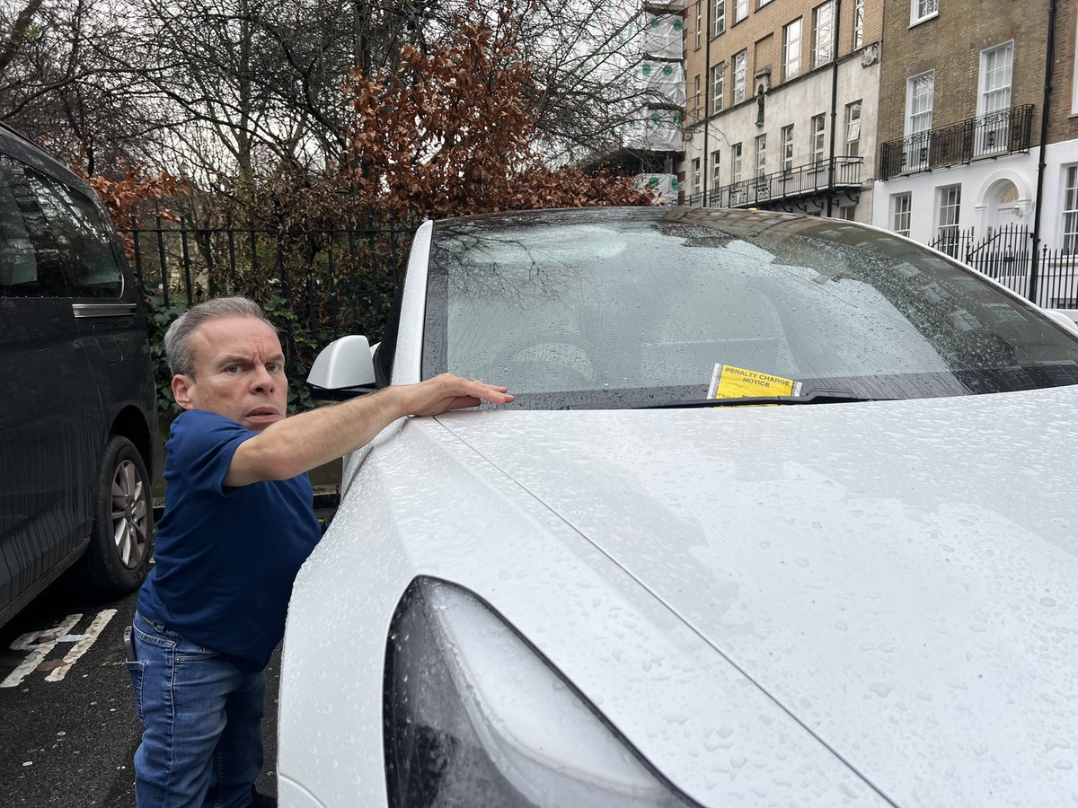 Life Imitates Art: During development of ‘Life’s Too Short’, I filmed a scene where I couldn’t reach a parking ticket on my car & suffer the embarrassment of asking a passer by to hand it to me. This happened today in London. It made me chuckle, taking the sting out of the fine!