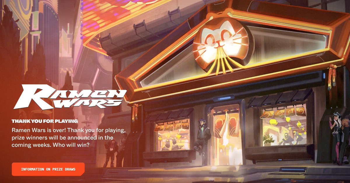 KPRVERSE's tweet image. // THANKS FOR PLAYING

We have been overwhelmed with the response to our Ramen Wars activation! From the bottom of our hearts, thank you to everyone who engaged with it.

PS. You still have time to add to your citizenship scores... 

Stay tuned in the coming weeks for more info!