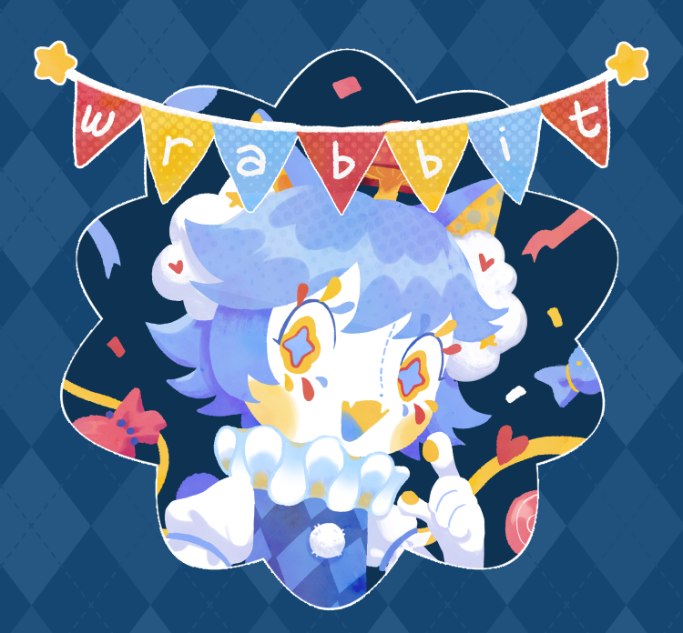 「new year new pfp!!! (and new booth banne」|wrabbit @ KONPEITO PLUSHIE OPEN!!!のイラスト