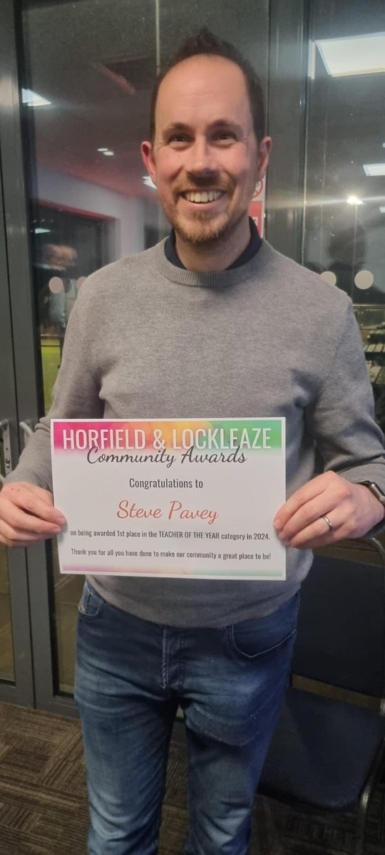 A lovely evening at the Horfield and Lockleaze Community Awards! Teacher of the Year 2024 🥳 Thank you to everyone who voted and contributed to the narrative about me. Thanks to @stewnorth @rachv101 for your amazing hard work