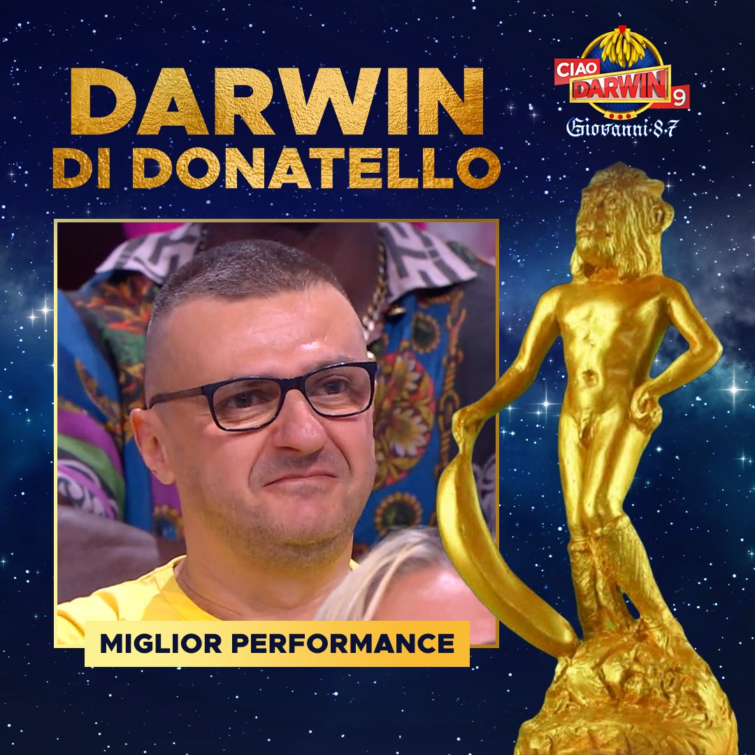 Il premio “Miglior performance” goes to… #CiaoDarwin