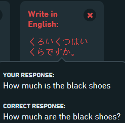 Weh51675815's tweet photo. @DoulingoBR this upsets me more than within reason.

"wa" means both are and is according to you yet somehow this is incorrect? https://t.co/ec0Lu9ctbP