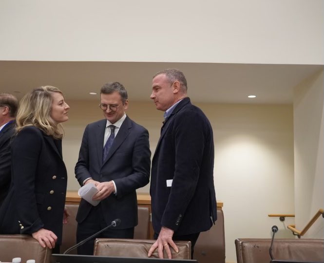 melaniejoly's tweet photo. Thousands of Ukrainian children have been torn from their families and forcibly deported from Ukraine by Russia. They have been robbed of their names, childhoods and language. 

At the UN, I joined @DmytroKuleba and @hankebruinsslot to discuss our initiative to bring them home. https://t.co/OYbiWQU2UQ