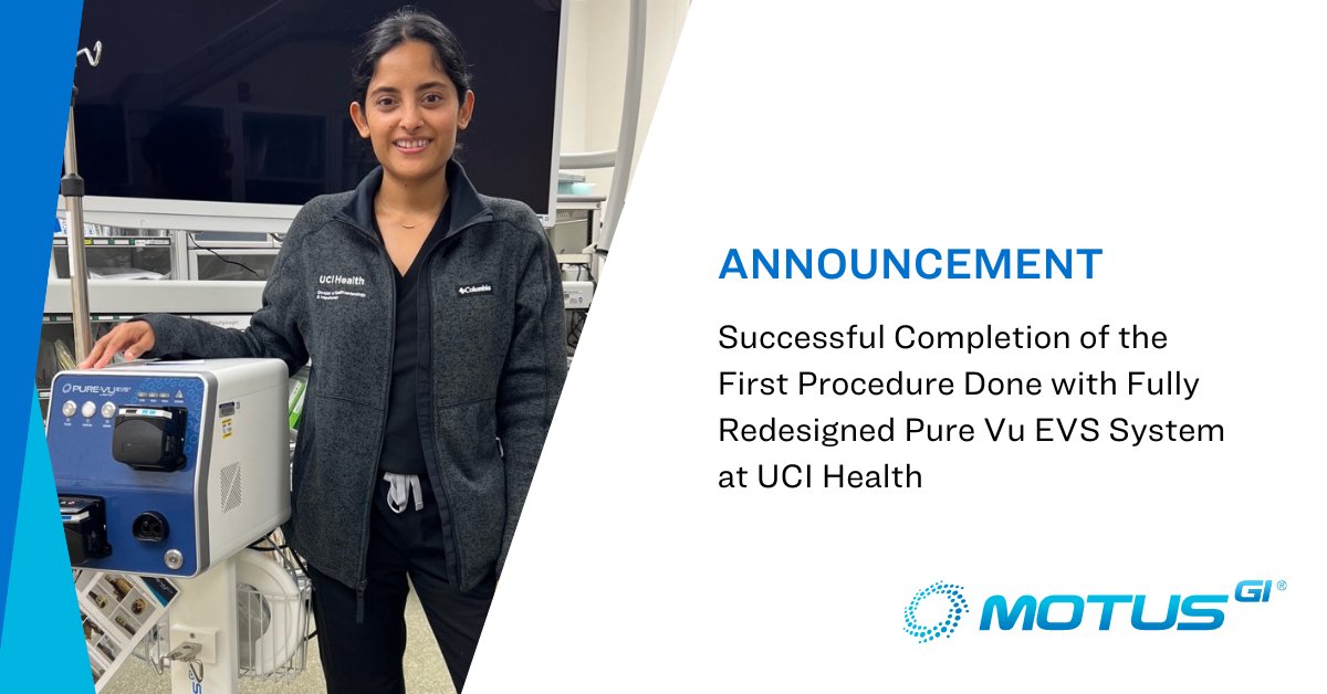 Happy to share that @shravreddymd completed the first procedure at <a href="/UCIrvineHealth/">UCI Health</a> with our new device; thanks to Dr. Jason Samareasena's advocacy for the program. The staff and physician reported ease-of-use and device functionality that supports a #GI bleed case.