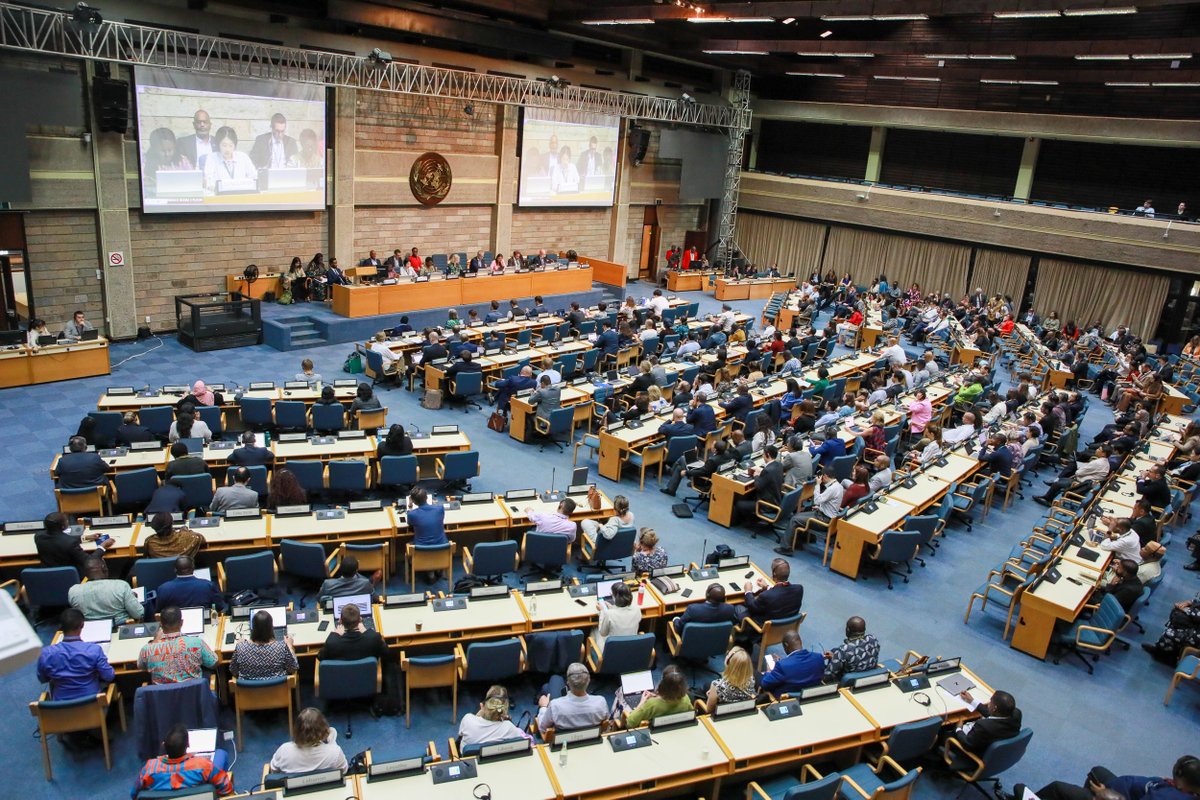 IISD_ENB's tweet photo. On the final day of #OECPR6, delegates faced the truth that draft resolutions moving to #UNEA6 will remain highly bracketed
In closing remarks, @andersen_inger noted this is not unusual at this stage
The marathon is far from over
Read ➡️ https://t.co/KhLNgBdRxL https://t.co/URJmjM20Yi