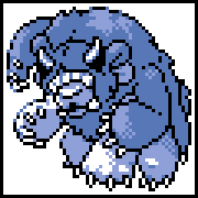 QDexGame's tweet photo. the water starters! these guys are hunters, and the pelts on their backs are part of them, with fully mobile limbs (giving the mid and final stage a total of 8 like a tardigrade). the horns on the final stage go through the eyeholes of the dark blue pelt. https://t.co/9hKoWhbJ7R