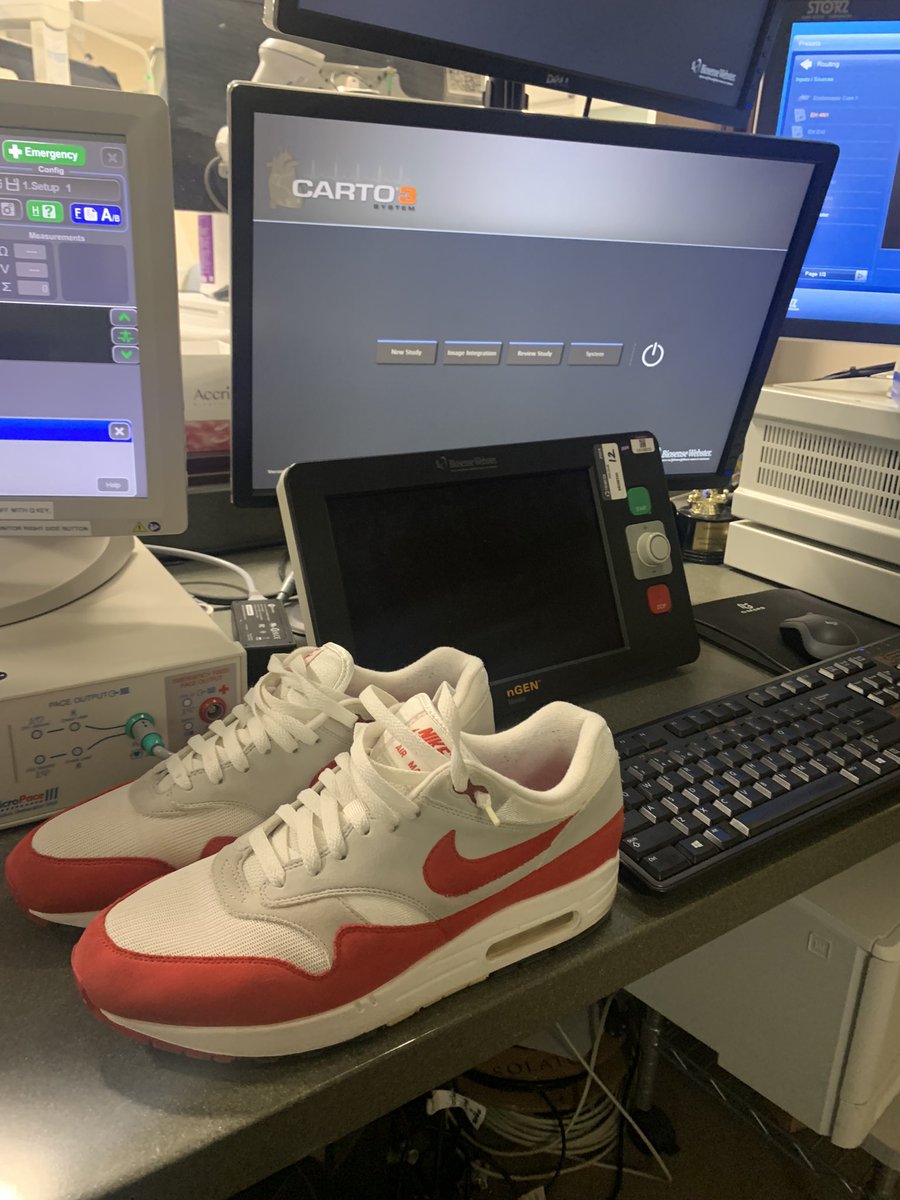 Jonathan Menachem (@menachem_j) on Twitter photo #kicksoncall - EP edition? Lost on the wrong side of the lab with my Air Max 1. Whatās a CARTO? Donāt care what the rhythm is - or why itās ācoolāor āelegantā Just fix it! <a href="/DrGregMichaud/">Gregory Michaud</a> <a href="/nbwiggins/">Newton Wiggins</a> <a href="/Dr_Santangeli/">Pasquale Santangeli</a> <a href="/rdschaller/">Robert Schaller</a> <a href="/MajdElHarasis/">Majd El-Harasis</a> <a href="/VUMChealth/">Vanderbilt Health</a> <a href="/ComplexSneakers/">Complex Sneakers</a> <a href="/JLaPuma/">Joe La Puma</a> #kicksoncall - EP edition? Lost on the wrong side of the lab with my Air Max 1. Whatās a CARTO? Donāt care what the rhythm is - or why itās ācoolāor āelegantā Just fix it! <a href="/DrGregMichaud/">Gregory Michaud</a> <a href="/nbwiggins/">Newton Wiggins</a> <a href="/Dr_Santangeli/">Pasquale Santangeli</a> <a href="/rdschaller/">Robert Schaller</a> <a href="/MajdElHarasis/">Majd El-Harasis</a> <a href="/VUMChealth/">Vanderbilt Health</a> <a href="/ComplexSneakers/">Complex Sneakers</a> <a href="/JLaPuma/">Joe La Puma</a>