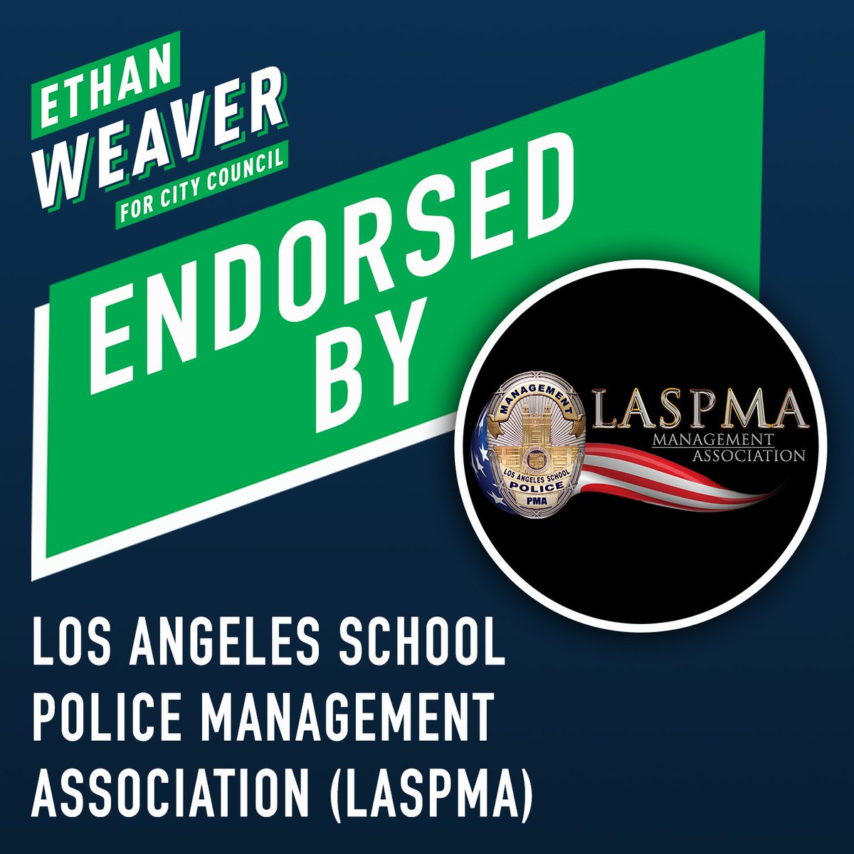 Schools should always serve as safe spaces, where students can learn and grow without fear. Members of the LA School Police Management Association work tirelessly to ensure that students and educators are safe and protected in our schools. It's an honor to have their support.