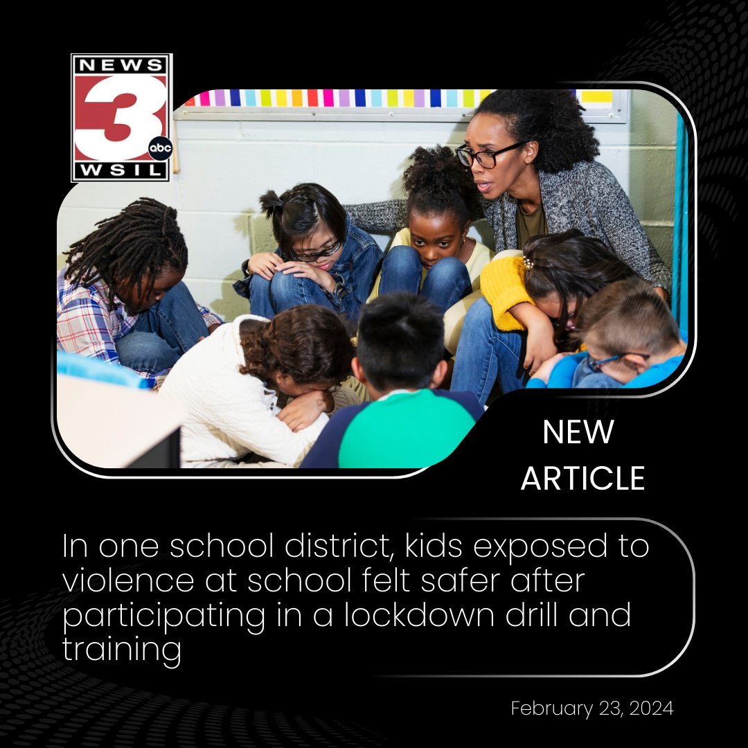 We always aim to protect & guide children, but sometimes even safety drills can be traumatic for them. If they've previously faced adverse situations or violence, it can re-open wounds & instill fear. Dr. Schonfeld highlights this in a recent article, wsiltv.com/news/health/in….