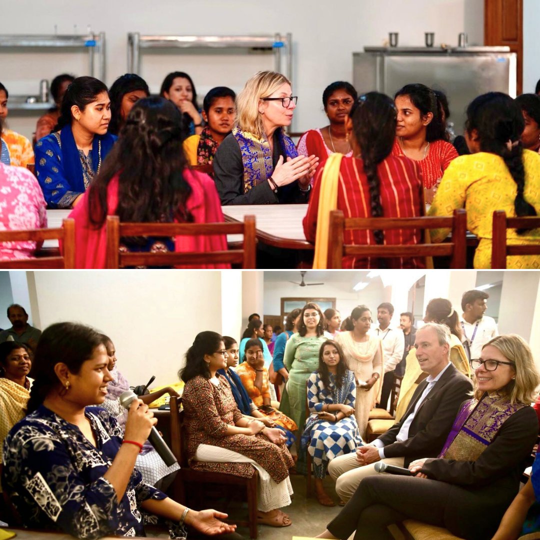 A home away from home for Almas Banu & many other young women like her. The safe & affordable hostel – built through a public-private partnership with the Tamil Nadu government, @WorldBank & @tnifmc – allows women from small towns to live and work in Chennai. Life-changing!