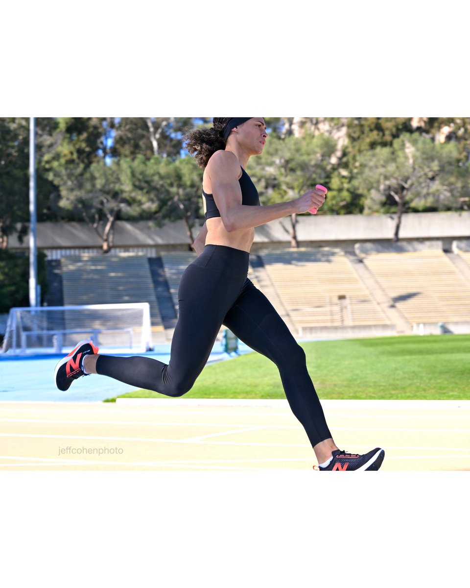 Sydney McLaughlin Levrone, track workout. Los Angeles, February 2024. . @GoSydGo 📸 @jeffcohenphoto